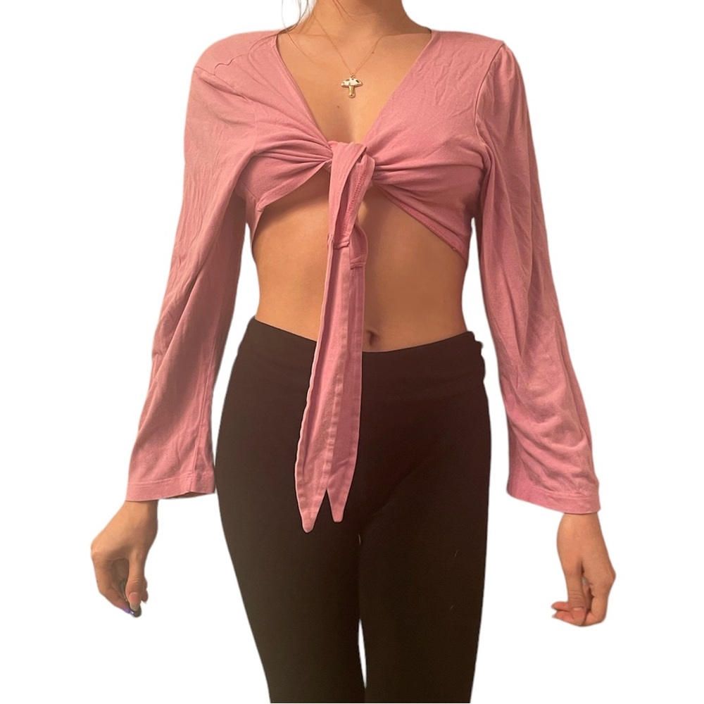 Pink Wrap Top